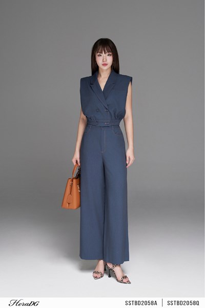 Hiển thị chi tiết cho Quần ống suông giả jean Ảnh của Quần ống suông giả jean